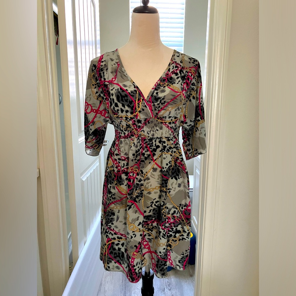Floral print dress